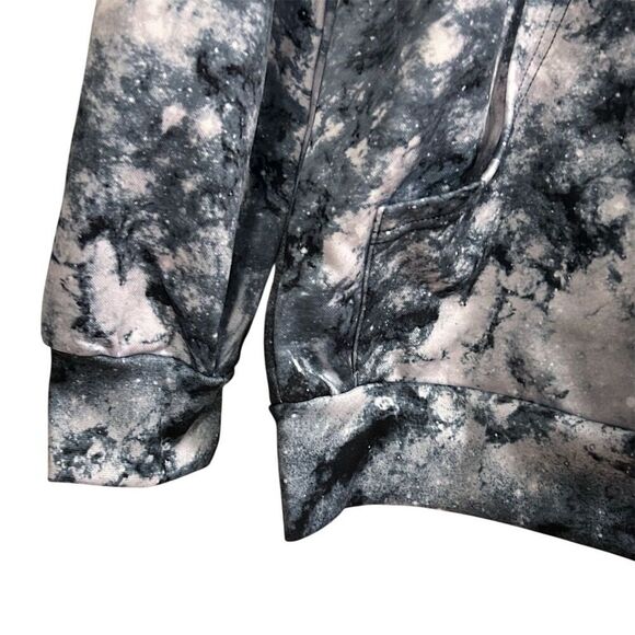 Into the AM Men's Multicolor Space Star Print Pullover Hoodie M - Picture 4 of 16